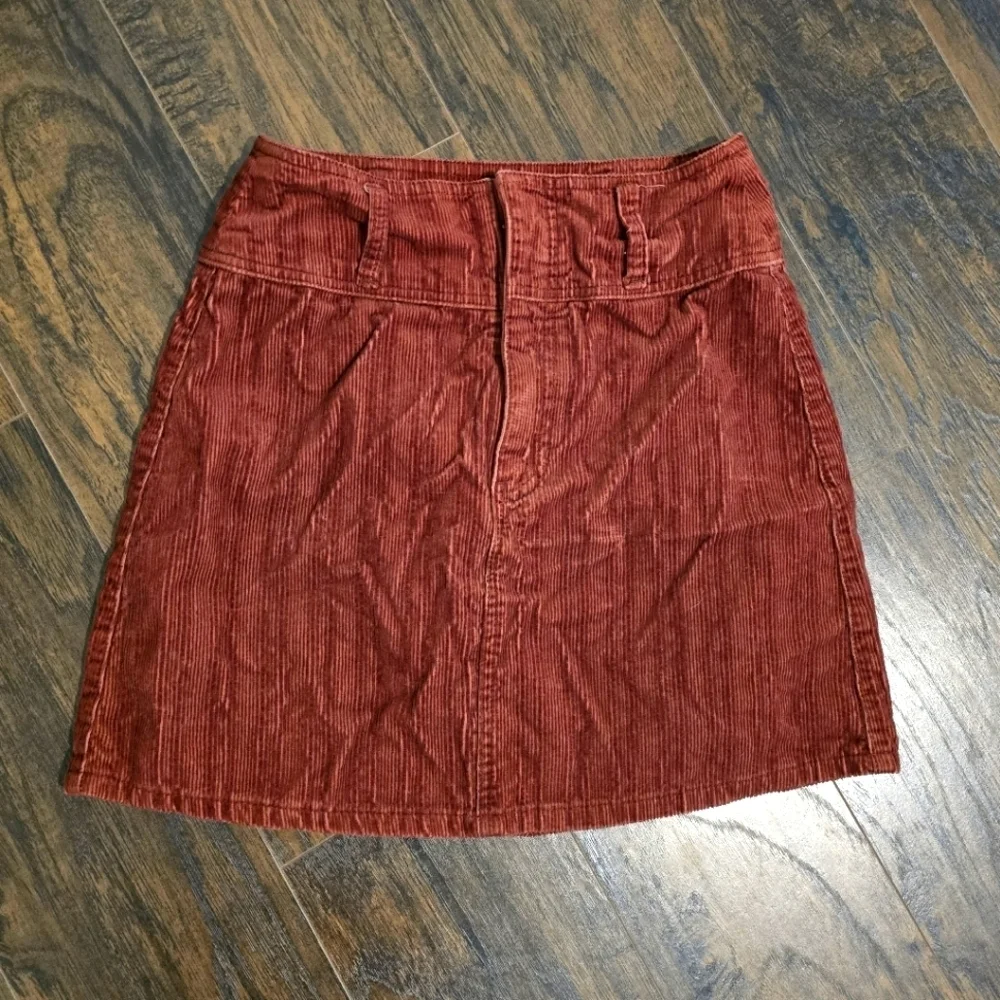 Rewash | Corduroy Skirt Rust Size 3